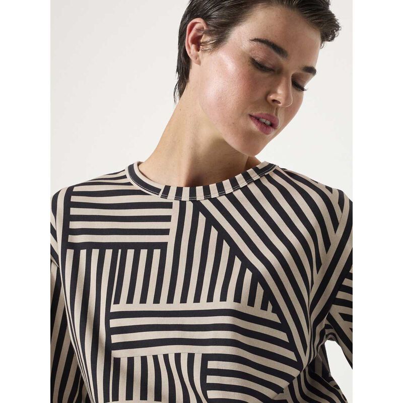 Marco Polo Spliced Stripe Tee image number 4